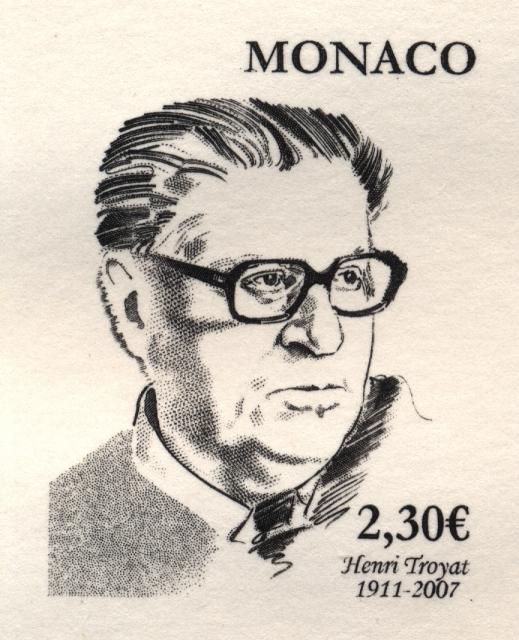Monaco_2011_Yvert_2802a-Scott_2655_unadopted_2€30_Henri_Troyat_positive_black_a_AP_detail_a