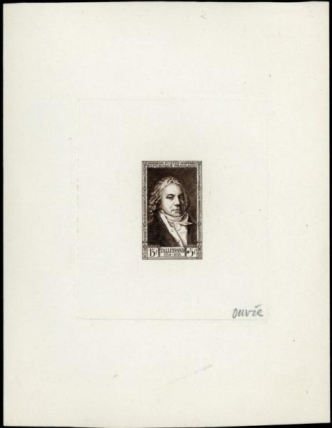 France_1951_Yvert_895-Scott_B262_dark-brown_a