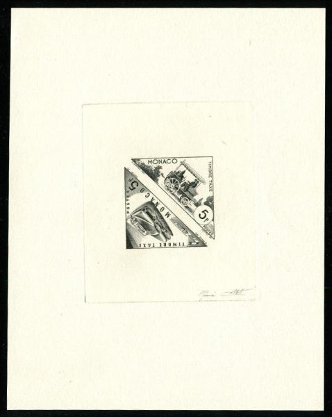 Monaco_1953_Yvert_Taxe_46-47-Scott_J43a_black_c