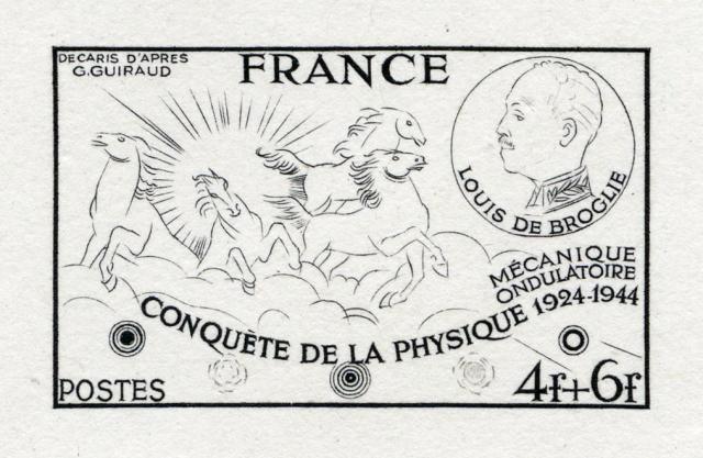 France_1944_Yvert_617a-Scott_B184_unadopted_4f_+_6f_Louis_de_Broglie_FRANCE_1er_etat_black_bb_AP_detail