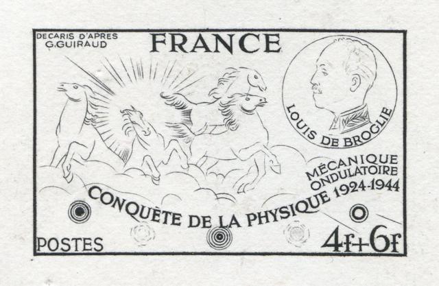 France_1944_Yvert_617a-Scott_B184_unadopted_4f_+_6f_Louis_de_Broglie_FRANCE_1er_etat_black_c_AP_detail