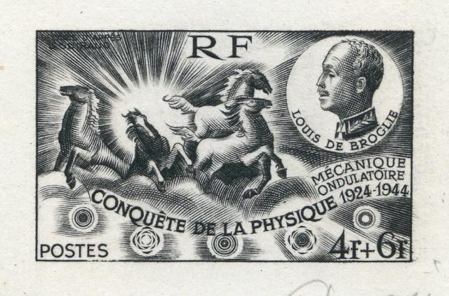 France_1944_Yvert_617b-Scott_B184_unadopted_4f_+_6f_Louis_de_Broglie_RF_black_h_AP_detail