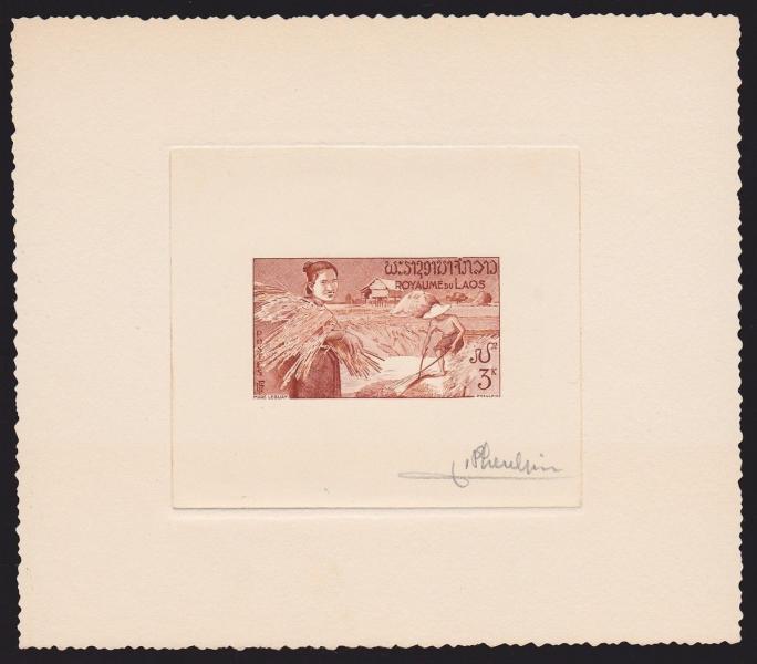Laos_1957_Yvert_40-Scott_37_red_c