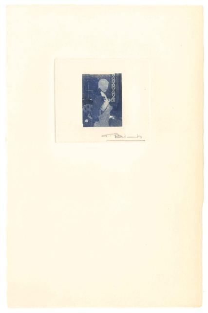 Monaco_1969_Yvert_PA94b-Scott_C76_unissued_in_TD_Napoleon_horizontal_die_with_frame_negative_dark-blue_ab_AP