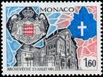 Monaco_1982_Yvert_1331-Scott_1338_Archdiocese_IS