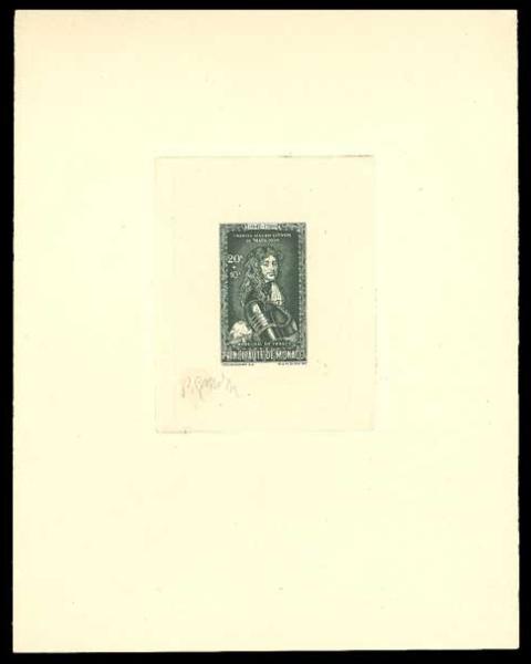 Monaco_1942_Yvert_237-Scott_B64_black_c
