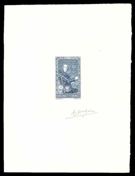 Monaco_1942_Yvert_238-Scott_B65_blue_c