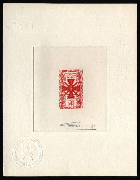 France_1965_Yvert_1452-Scott_1123_red_a