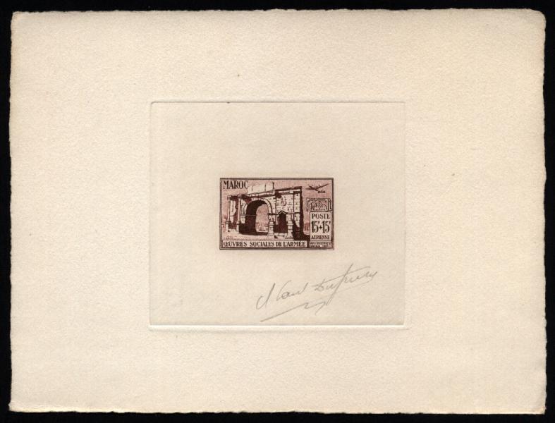 Morocco_1950_Yvert_PA80-Scott_CB41_brown_a