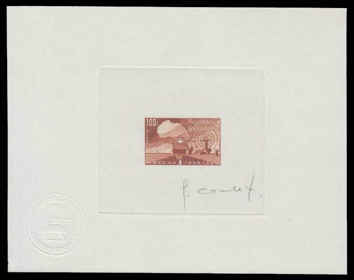Gabon_1970_Yvert_259-Scott_260_brown
