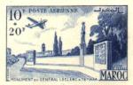 Morocco_1952_Yvert_PA91-Scott_CB45_unissued_Temara_blue_a_AP_detail