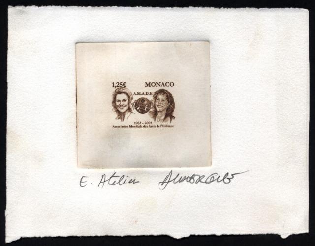 Monaco_2002_Yvert_2379b-Scott_2277_unadopted_taille-douce_1€25_Grace_and_Caroline_etat_brown_AP_a