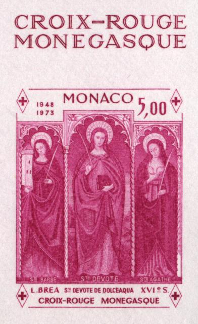 Monaco_1972_Yvert_BF7a-Scott_864_unadopted_Dolceaqua_Red_Cross_lilac_a_AP_detail
