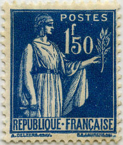 France_1932_Yvert_288-Scott_282_typo