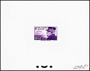 France_1940_Yvert_454-Scott_B97_violet_1507_Lx