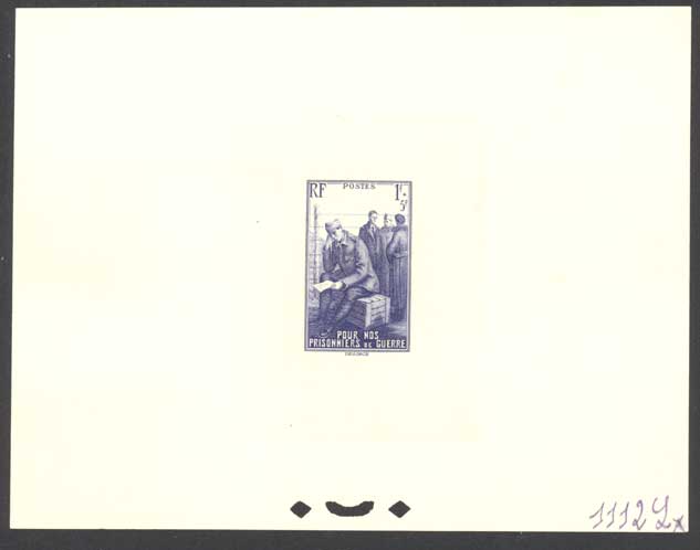 France_1941_Yvert_475-Scott_B109_blue_1112_Lx