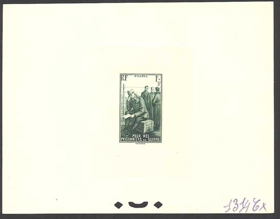 France_1941_Yvert_475-Scott_B109_green_1314_Lx