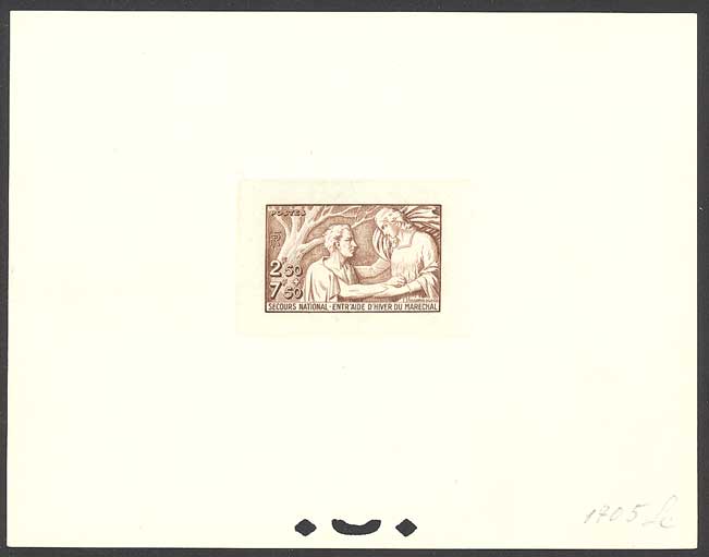 France_1941_Yvert_498-Scott_B113_brown_1705_Lc