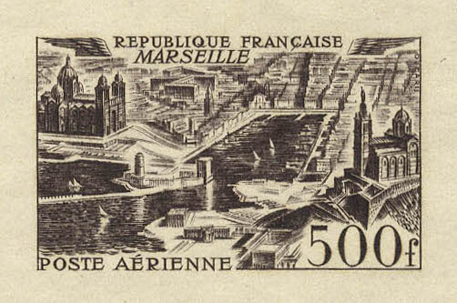 France_1949_Yvert_PA27-Scott_C26_sepia_detail