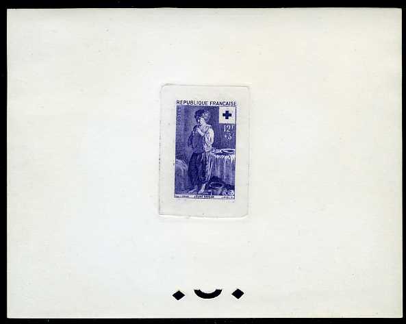 France_1956_Yvert_1089-Scott_B309_violet