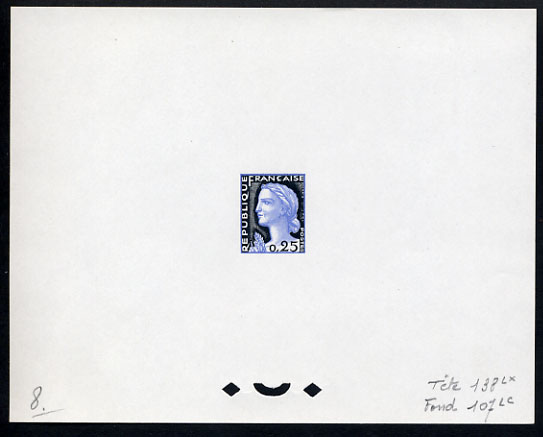 France_1960_Yvert_1263-Scott_968_tete_blue_138_Lx_fond_black_107_Lc_typo_b