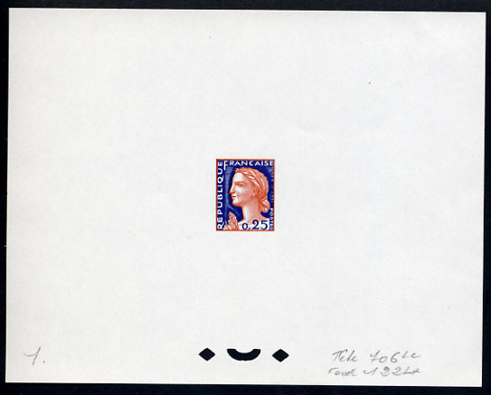 France_1960_Yvert_1263-Scott_968_tete_brown_706_Lc_fond_blue_122_Lx_typo_bb