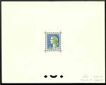 France_1960_Yvert_1263-Scott_968_tete_green_333_Lc_fond_blue_134_Lc_typo