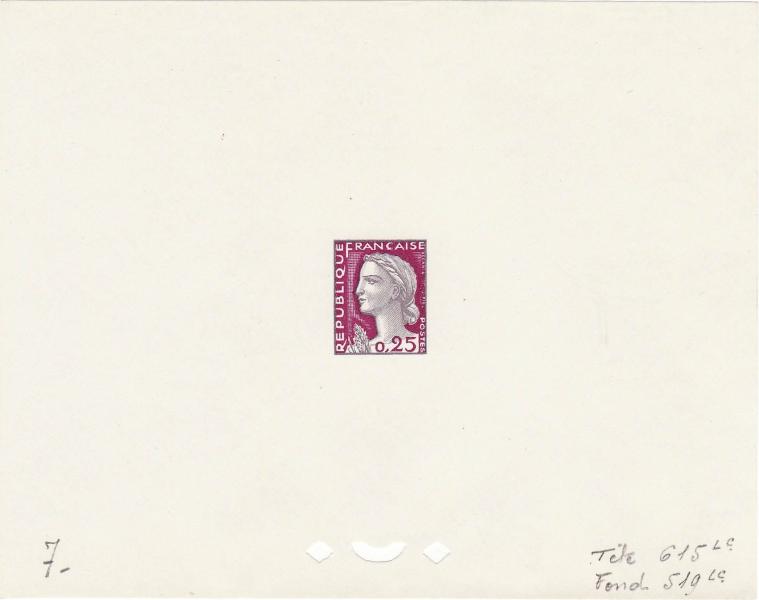 France_1960_Yvert_1263-Scott_968_tete_grey_615_Lc_fond_violet_519_Lc_typo_c