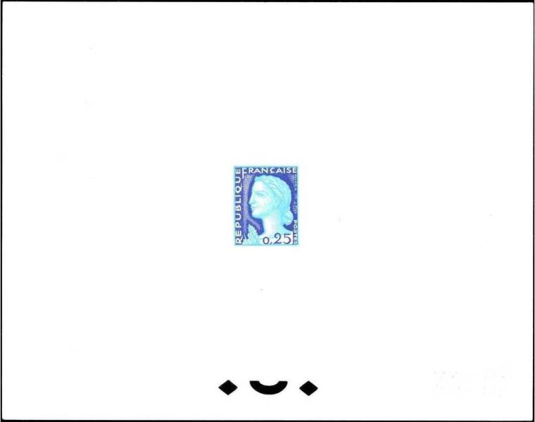 France_1960_Yvert_1263-Scott_968_tete_light-blue_fond_dark-blue_typo