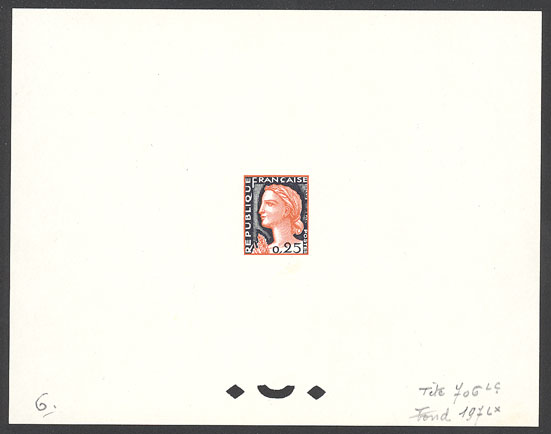 France_1960_Yvert_1263-Scott_968_tete_red-brown_706_Lc_fond_black_197_Lx_typo