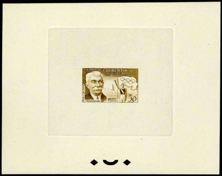France_1956_Yvert_1088-Scott_817_olive-brown_a