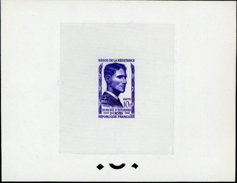 France_1957_Yvert_1101-Scott_827_violet-blue