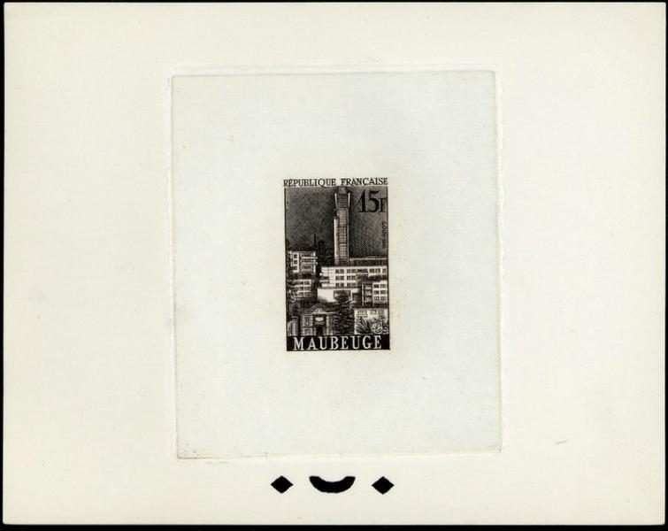 France_1958_Yvert_1153-Scott_875_sepia