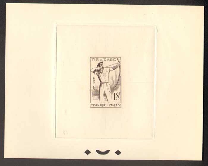 France_1958_Yvert_1163-Scott_885_sepia
