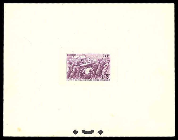 France_1941_Yvert_497-Scott_B112_violet