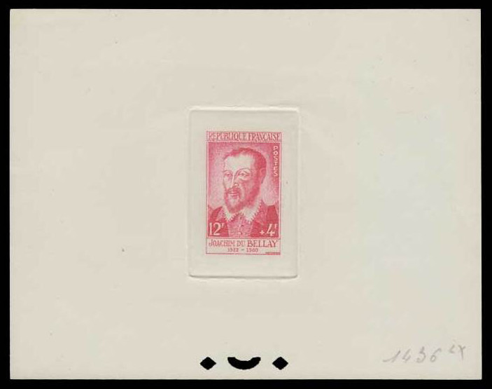 France_1958_Yvert_1166-Scott_B321_red_1436_Lx