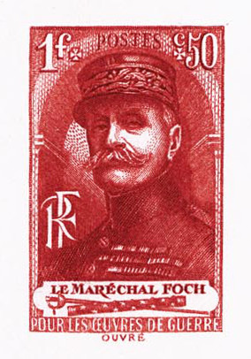 France_1940_Yvert_455-Scott_B98_red_1417_Lx_detail