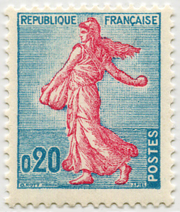 France_1960_Yvert_1233-Scott_941_typo