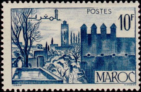 Morocco_1947_Yvert_259-Scott_232