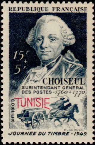 Tunisia_1949_Yvert_328-Scott_B109