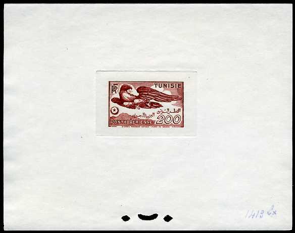 Tunisia_1949_Yvert_PA13-Scott_C14_red_1413_Lx