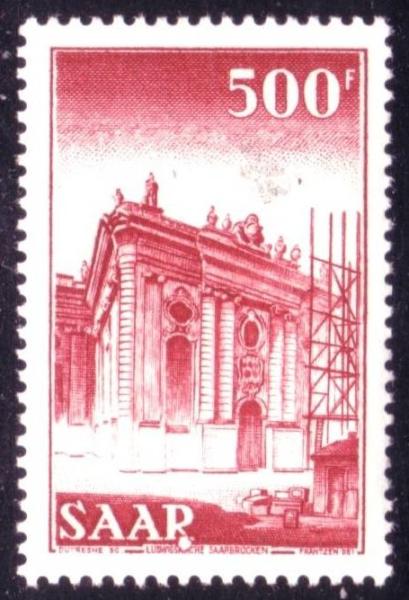 Saar_1952_Yvert_315-Scott_242_b