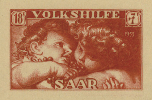 Saar_1953_Yvert_324-Scott_B97_red_1425_Lc_detail