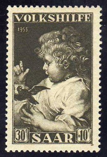 Saar_1953_Yvert_325-Scott_B98