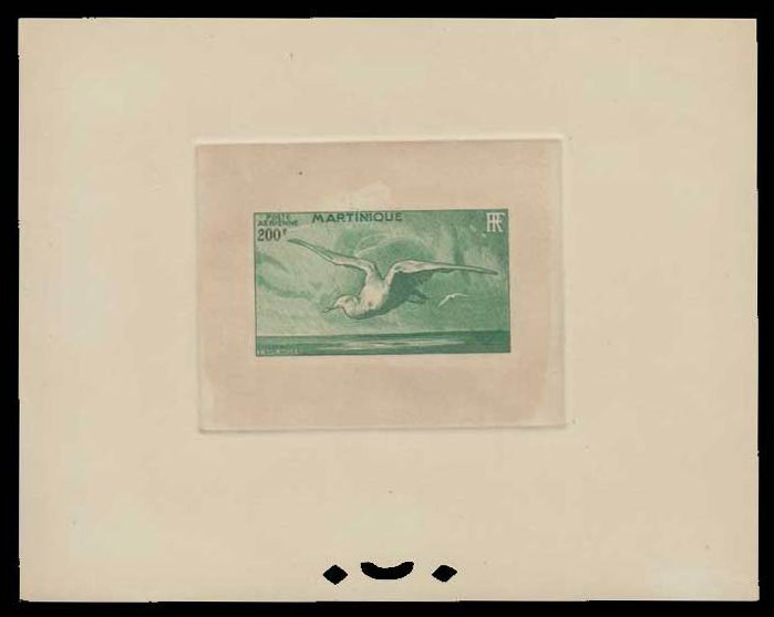 Martinique_1947_Yvert_PA15-Scott_C12_green