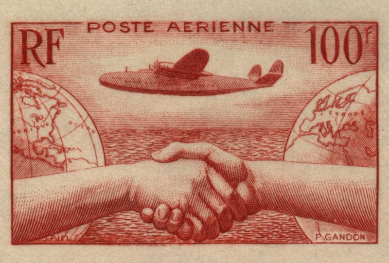 France_1946_Yvert_PA18b-Scott_C20_unadopted_red_1416_aa_detail