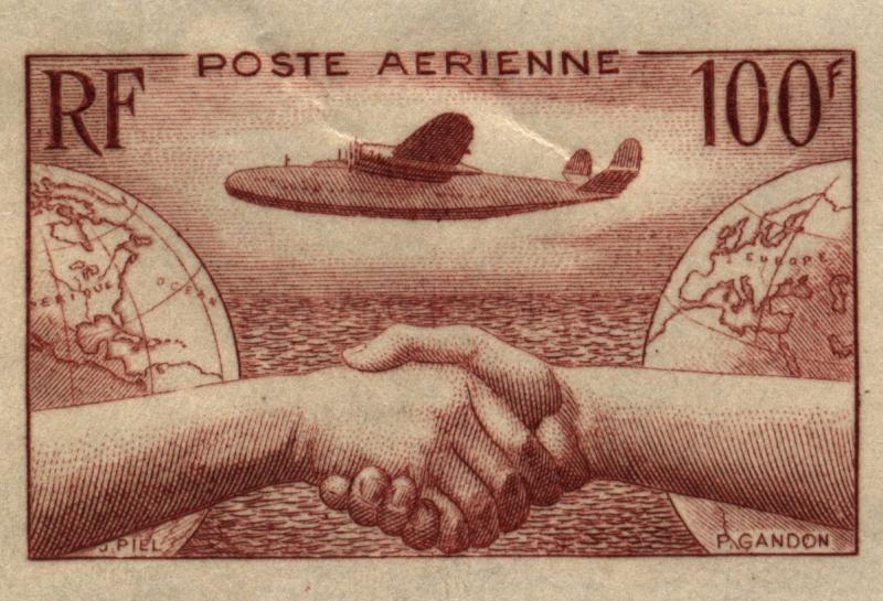 France_1946_Yvert_PA18b-Scott_C20_unadopted_red_1417_aa_detail