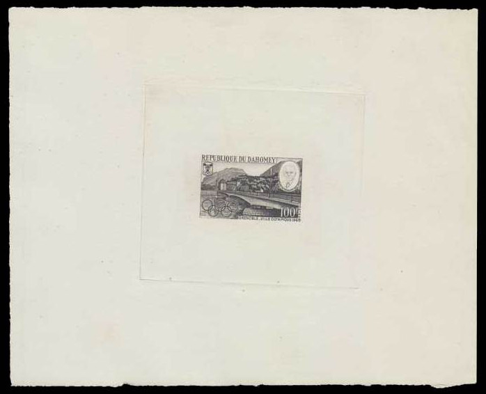 Dahomey_1967_Yvert_263-Scott_243_1er_etat_black