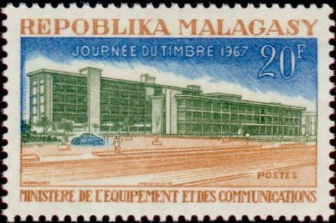Madagascar_1967_Yvert_437-Scott_402