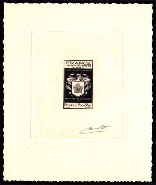 France_1944_Yvert_668-Scott_B190_black_j